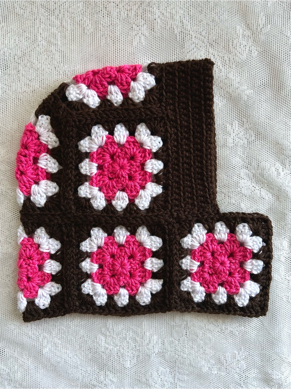 Granny Square Crochet Balaclava